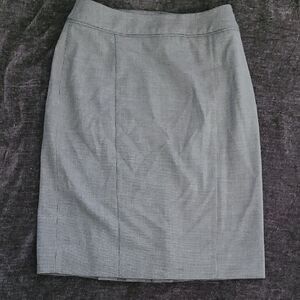 White House Black Market Gray Pencil Skirt